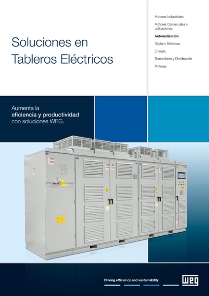Portada de Soluciones en tableros WEG Argentina.pdf